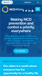 Mobile Screenshot of ncdalliance.org